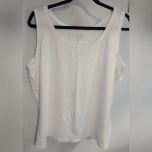 Lands' End Top L 14-16 White